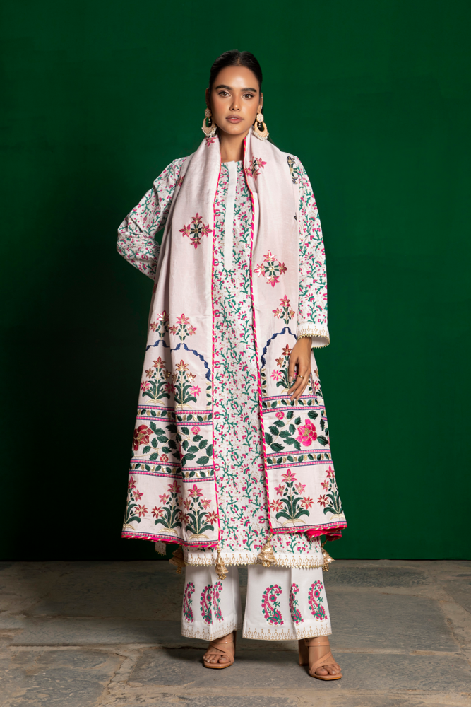 Peach Glamour Pakistani Dress Clothes Fashion Woman Party Formal